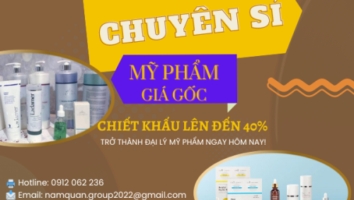Chuyên cung cấp mỹ phẩm cho spa với giá sỉ, chiết khấu cao